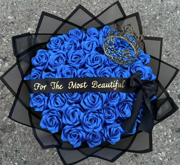 Eternal Roses - HandMade From Satin Ribbon(Never Wither)