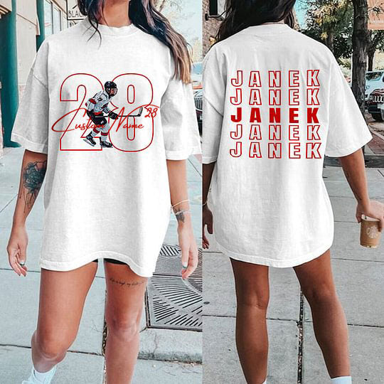 Custom Family Photo Sport T-Shirt,Personalize Cheer Tee