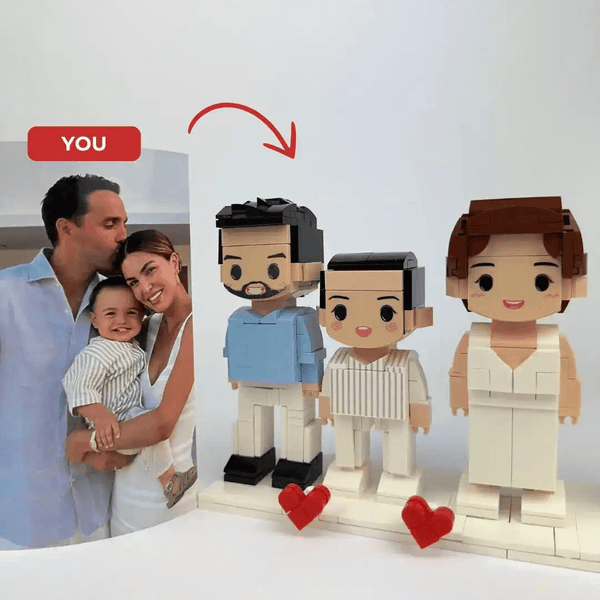 Personalized Photo to Brick Art Set - Custom Building Block Gift from Your Favorite Memory